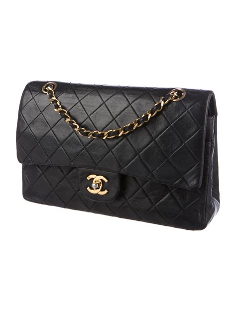 double chanel bag|chanel vintage double flap bag.